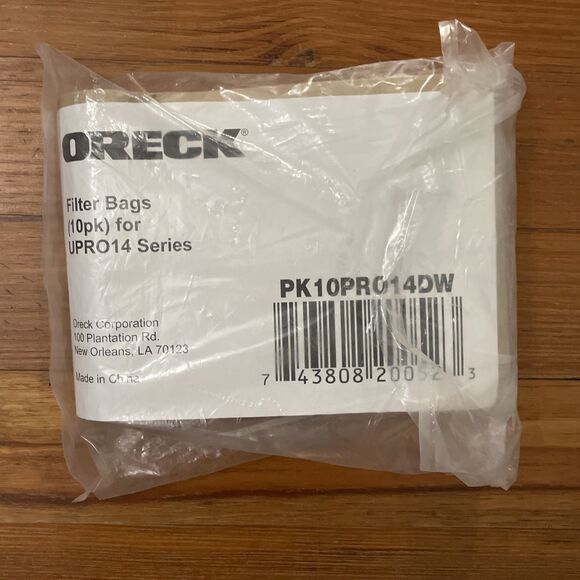 Oreck Commercial PK10PRO14DW Upright Vacuum Bags Model UPRO14 7 Pack UNUSED - Picture 3 of 5